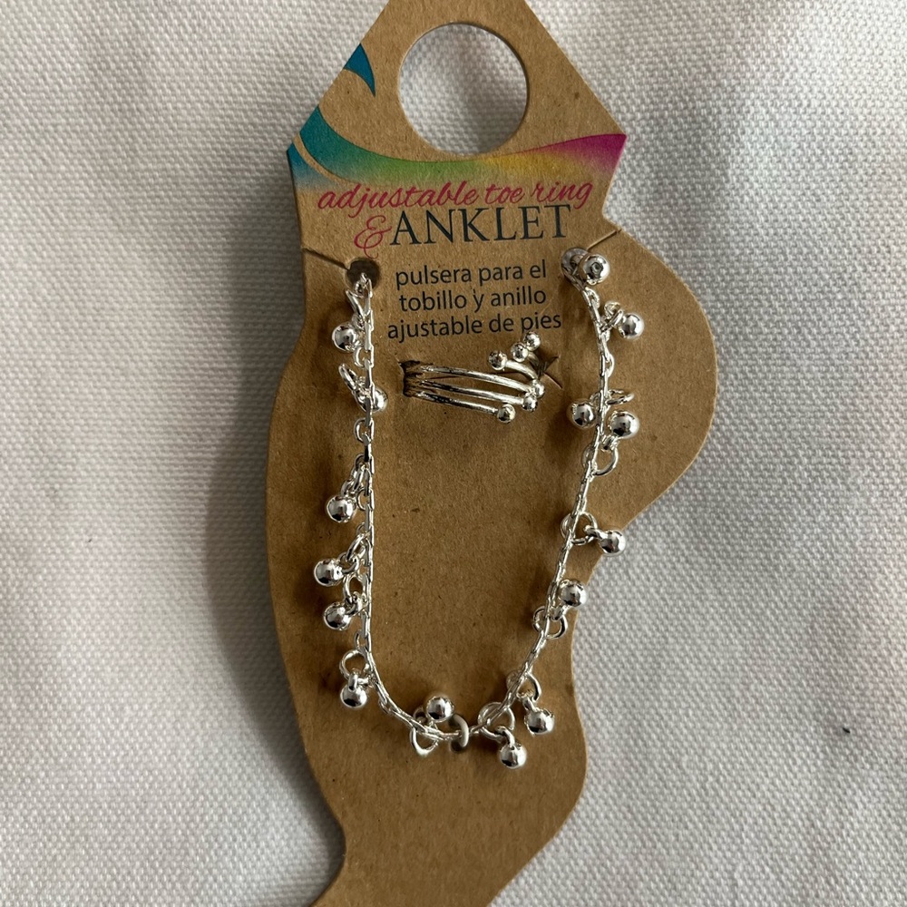 Anklet with Toe Ring